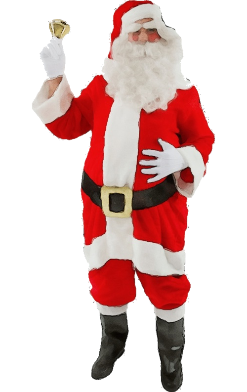 Santa Claus Mascot Costume for Christmas - 500x793
