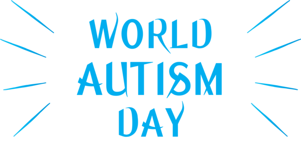 Transparent Autism Awareness Day Text Font Blue for World Autism Awareness Day for Autism Awareness Day