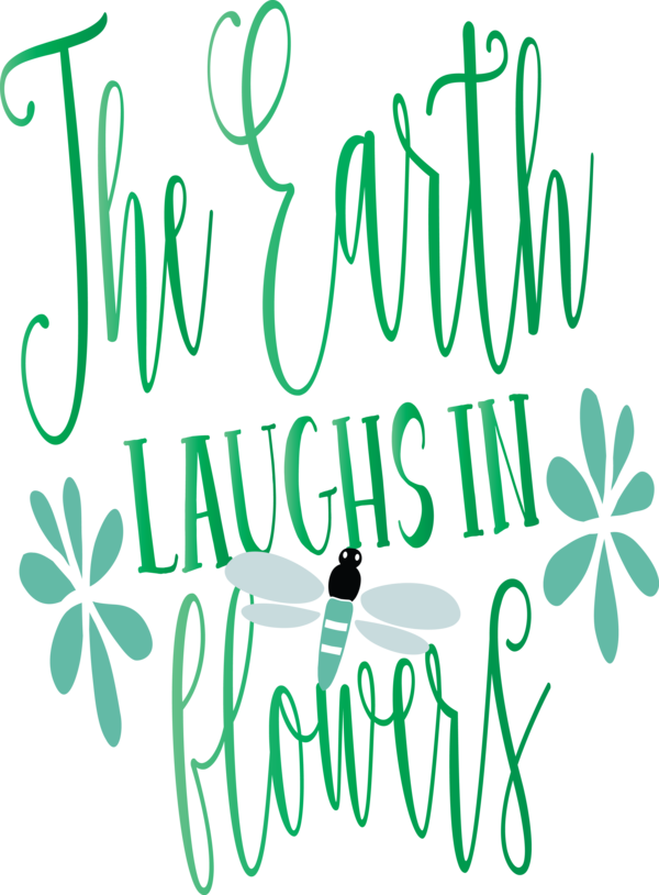 Transparent Earth Day Green Font Text for Happy Earth Day for Earth Day