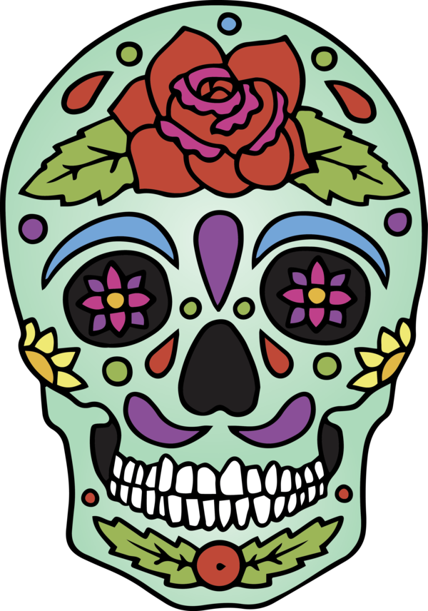 Transparent Cinco de mayo Drawing Visual arts Design for Mexican Skull for Cinco De Mayo