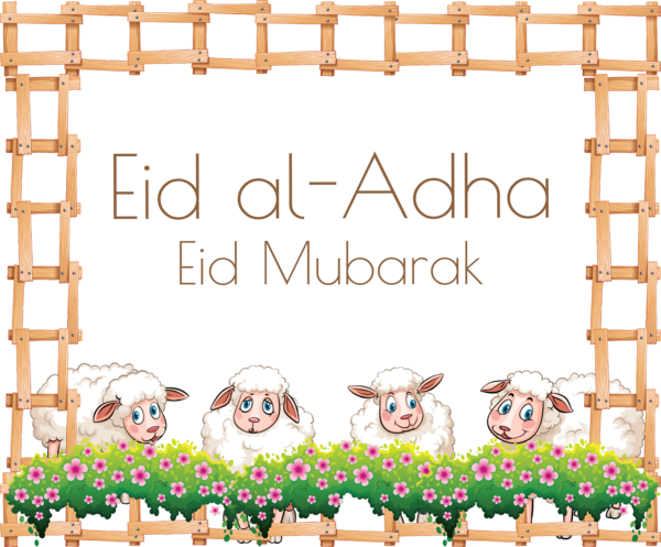 Transparent Eid al-Adha Sheep Royalty-free Pen for Eid Qurban for Eid Al Adha