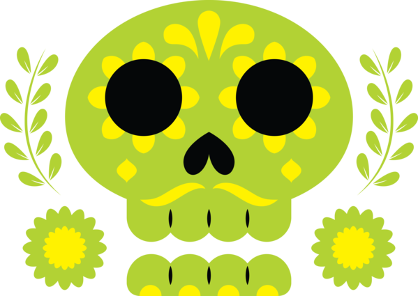 Transparent Day of the Dead Icon Transparency Day of the Dead for Día de Muertos for Day Of The Dead