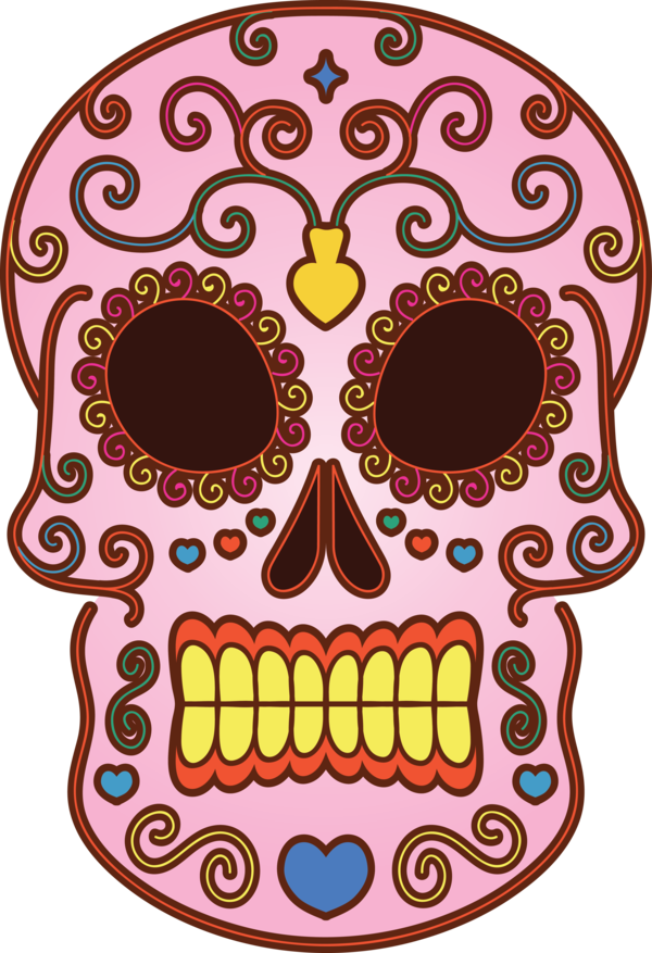 Transparent Day of the Dead Visual arts Day of the Dead Drawing for Calavera for Day Of The Dead