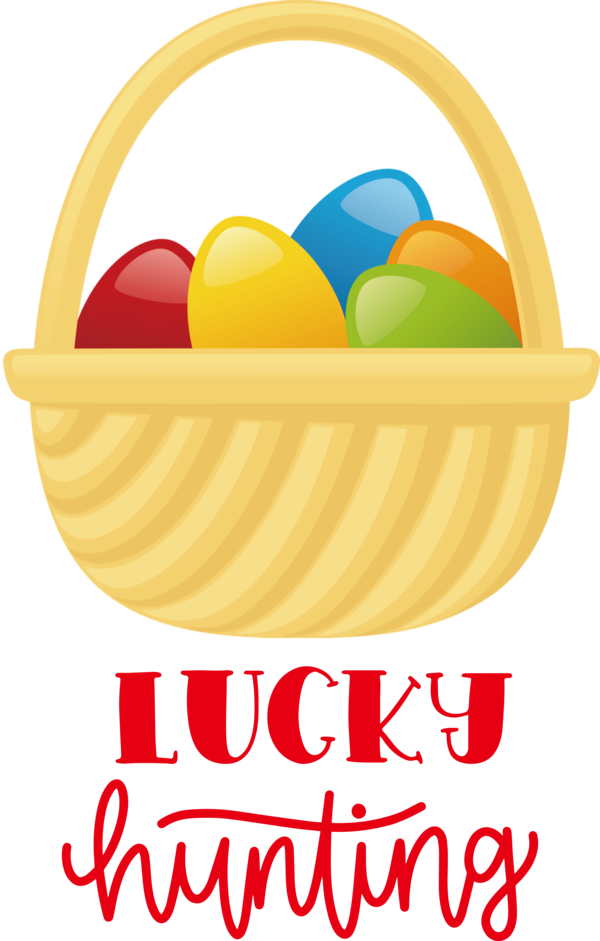 Transparent Easter Logo Easter egg Basket for Easter Egg for Easter