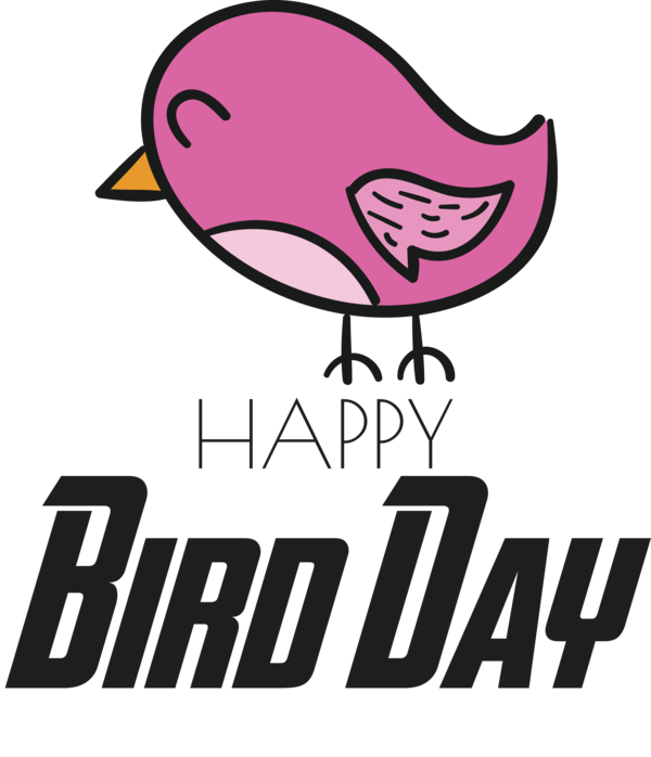 Transparent Bird Day Birds Beak Water bird for Happy Bird Day for Bird Day