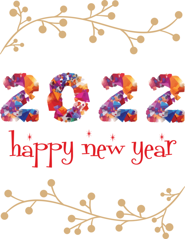 New Year Design Line Meter for Happy New Year 2022 for New