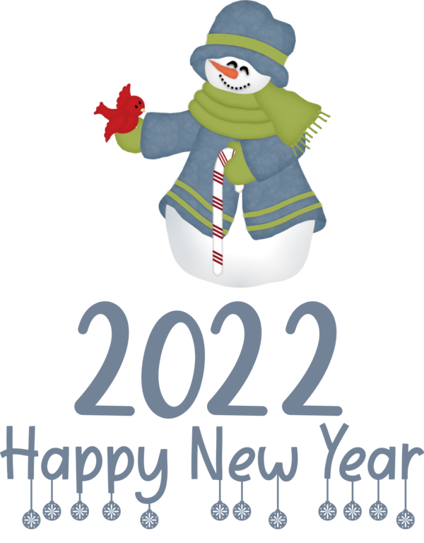 New Year New Year Christmas Day Holiday Ornament for Happy New Year 2022