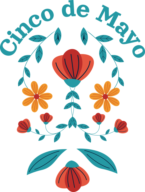 Transparent Cinco de mayo Logo Christian Clip Art Design for Fifth of May for Cinco De Mayo