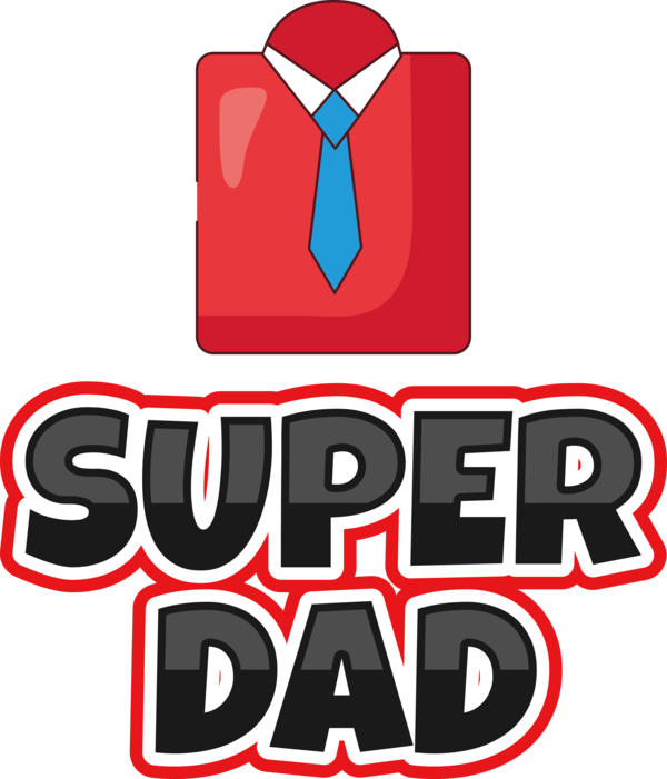 Transparent Father's Day Logo Signage for Happy Father's Day for Fathers Day