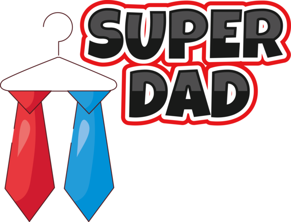 Transparent Father's Day Design Logo Fashion for Happy Father's Day for Fathers Day