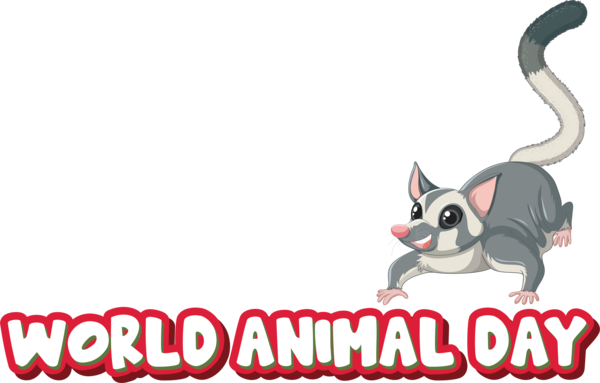 Transparent World Animal Day Cat Dog Snout for Animal Day for World Animal Day