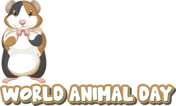 Transparent World Animal Day Guinea pig Capybara World Animal Day for Animal Day for World Animal Day