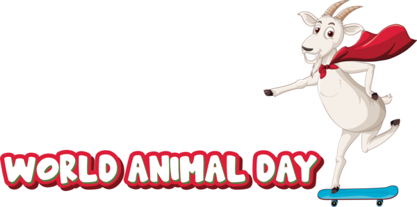 Transparent World Animal Day Reindeer Horse Rabbit for Animal Day for World Animal Day